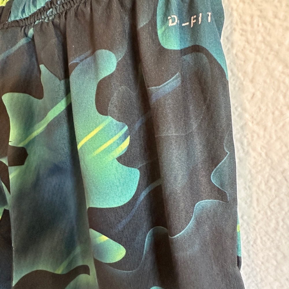 Nike Dri-FIT Camouflage Shorts with Neon Detail - Picture 4 of 5